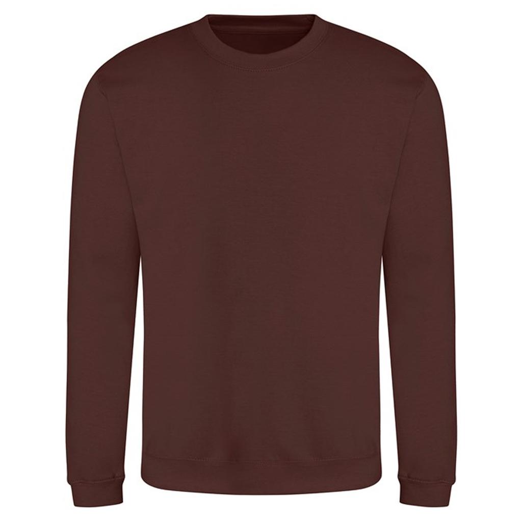 AWDis Just Hoods AWDis Unisex Crew Neck Plain Sweatshirt (280 GSM)