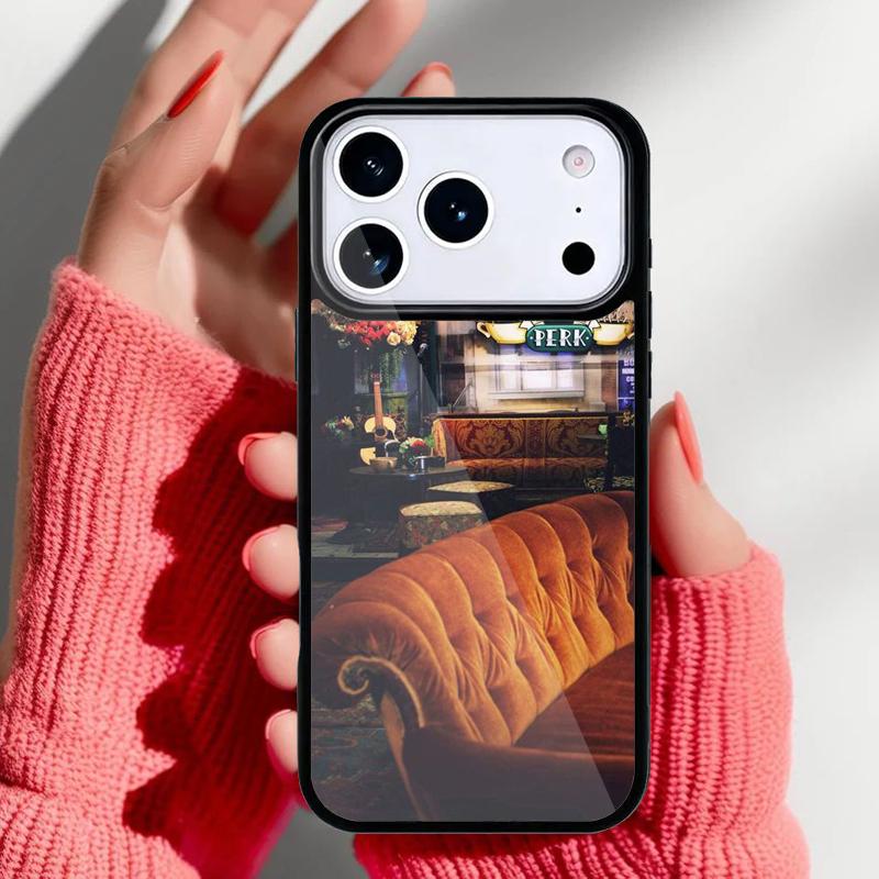 Central Perk Coffee Friends Phone Case for iPhone 17 16 15 14 13 Pro Max Back Cover for 12 11 Pro Coque