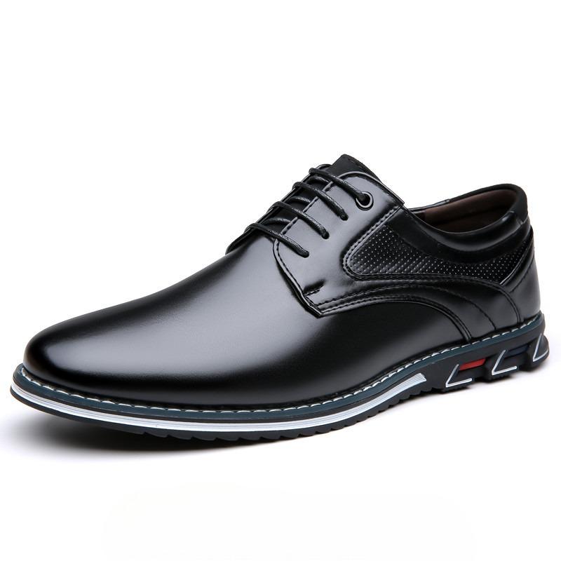 Fashion New Large Size 38-53 Pu Leather Dress Shoes for Men Designer Soft-soled Male Driving Shoes Fashion Solid Color Light Men's Shoes