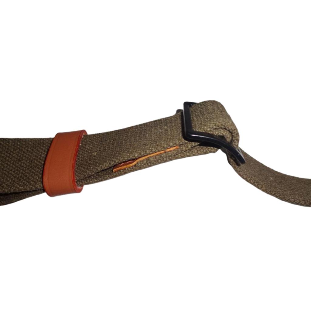 WWII Mosin-Nagant Russian Rifle Sling w/Pure Leather Dog Collars C-OT-1GA2-L6C2
