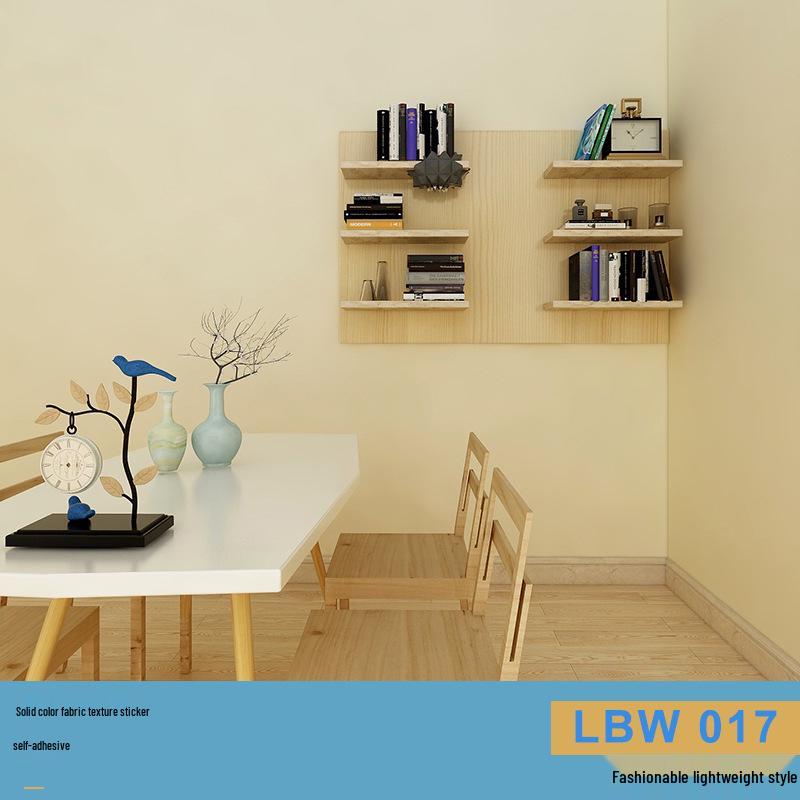 Solid Color Matte Wallpaper – Self-Adhesive, Waterproof, Washable, Thickened for Furniture Renovation
