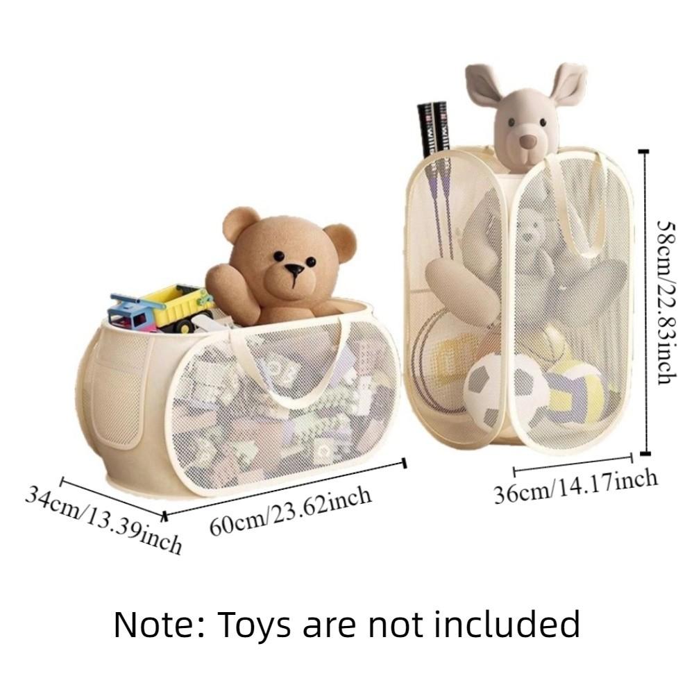 Контейнер для хранения детских игрушек большой вместимости, переносной органайзер для плюшевых игрушек, бытовая сумка для хранения, спальня