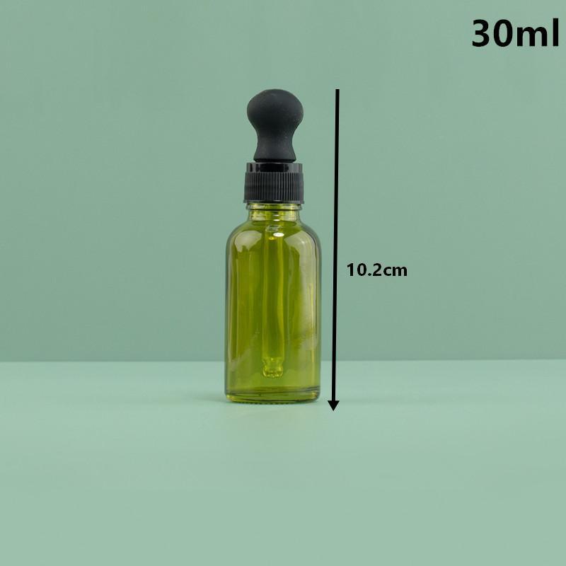 5/10/15/30/50/100 мл Светонепроницаемая стеклянная бутылочка для эфирного масла со стеклянной пипеткой для образца эфирного масла, косметики, парфюма, в путешествие