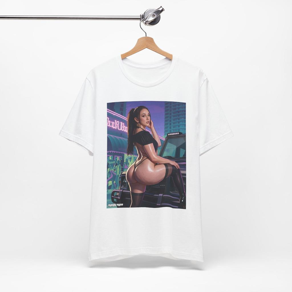 Mandy Muse Bikini Pinup T-Shirt | GTA 6 Graphic Streetwear Print Tee