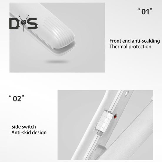 Мини-щипцы для завивки двойного назначения 2-в-1, плойка, выпрямитель для волос, щипцы для завивки, быстрый нагрев, портативный, для путешествий, для женщин, для коротких и длинных волос, укладка