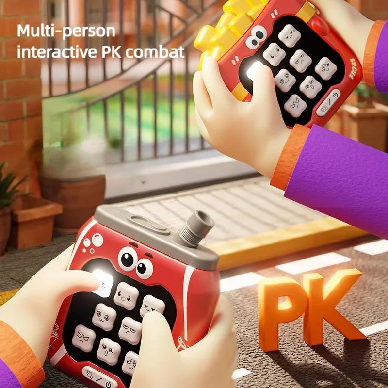 Быстрая игра-нажималка Игрушки-непоседы Игры на быструю реакцию Сенсорная консольная игра Игрушки для детей и взрослых, Милая серия фаст-фуда Игра на скорость нажатия