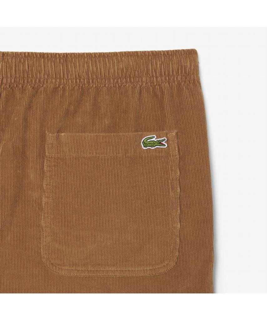 Мужские эластичные вельветовые брюки LACOSTE Hh9646-55N Dpc