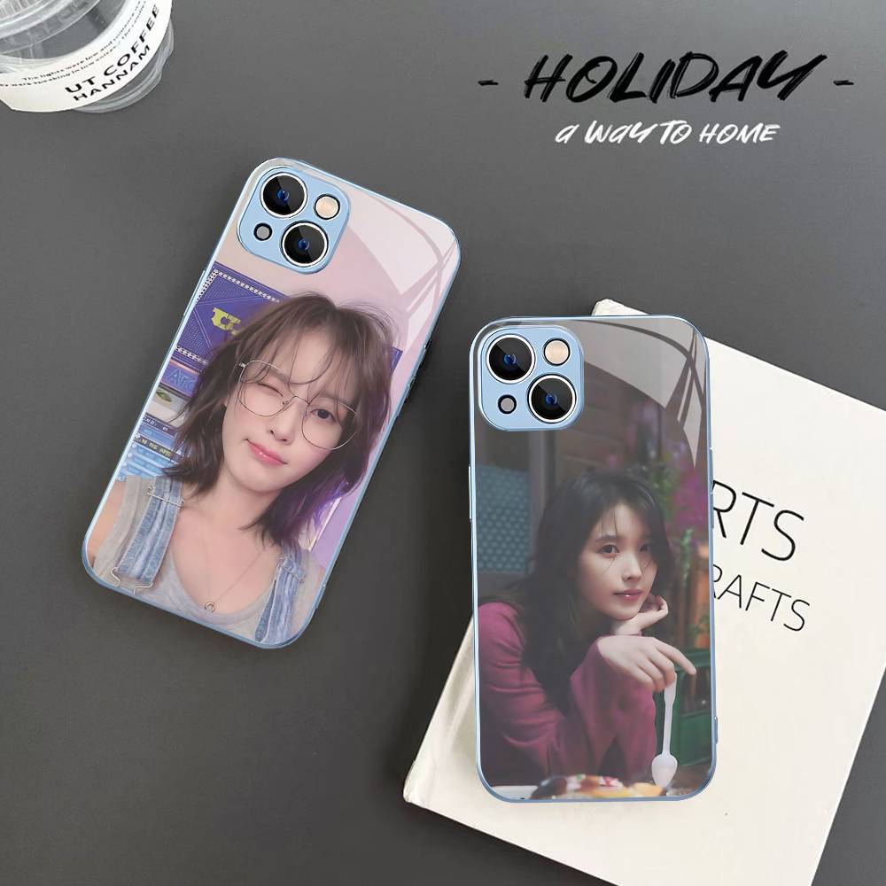 Корейская певица L-Lee Ji Eunes Для IPhone 14 13 12 Mini 11 Pro XS Max X XR 14 Plus Защитное стекло