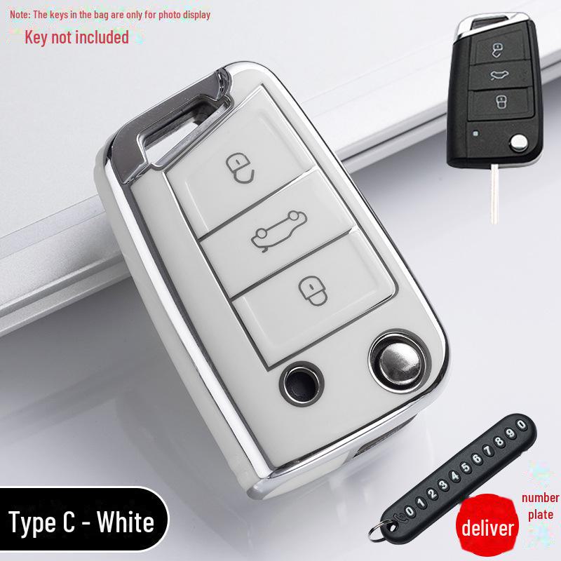 Volkswagen Key Cover for Sagitar, Tiguan, Lavida, Bora, Passat, Lingdu, Yuetu, Anglan, Patrol - Key Bag