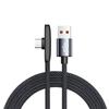 Прочный нейлоновый плетеный кабель USB на Type-C 100 Вт с разъемом Power Delivery для быстрой зарядки телефона