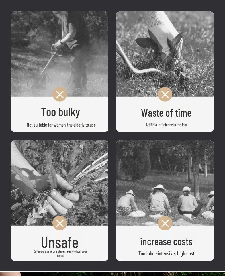 Перезаряжаемая ручная электрическая газонокосилка и садовый триммер