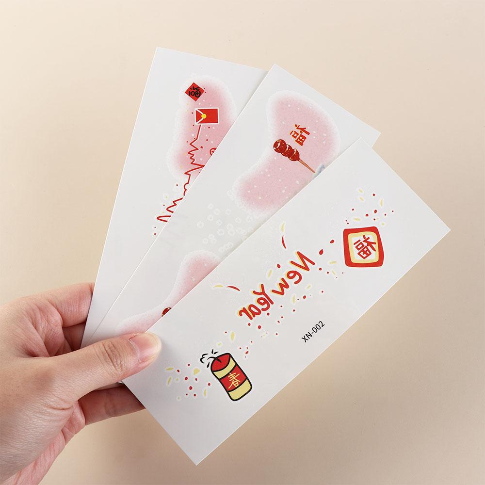 Водостойкая наклейка для макияжа глаз Новогодняя красота Бьюти-наклейка Наклейки для лица Китайский праздник весны
