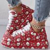 Women's Winter Furry Slip-Resistant Platform Sneakers/Boots - Thick Platform Height Increase