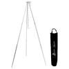 Portable Outdoor Cooking Tripod with Adjustable Hang Chain Hanging Pot Grill Stand Cookware Accessor