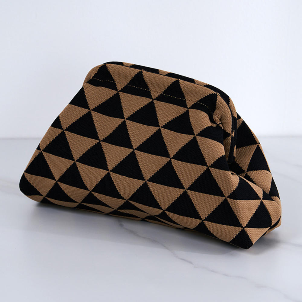 Сумка Flyweave Полосатая сумка Flyweave Клатч Сумка-портмоне Сумка Сумка для пляжа Для повседневного использования Путешествия Пляж