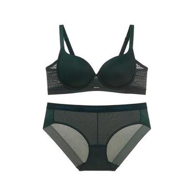 Комплект бюстгальтера и трусиков Wonder Bra с полным покрытием Deep Forest Green WBW3M26_T
