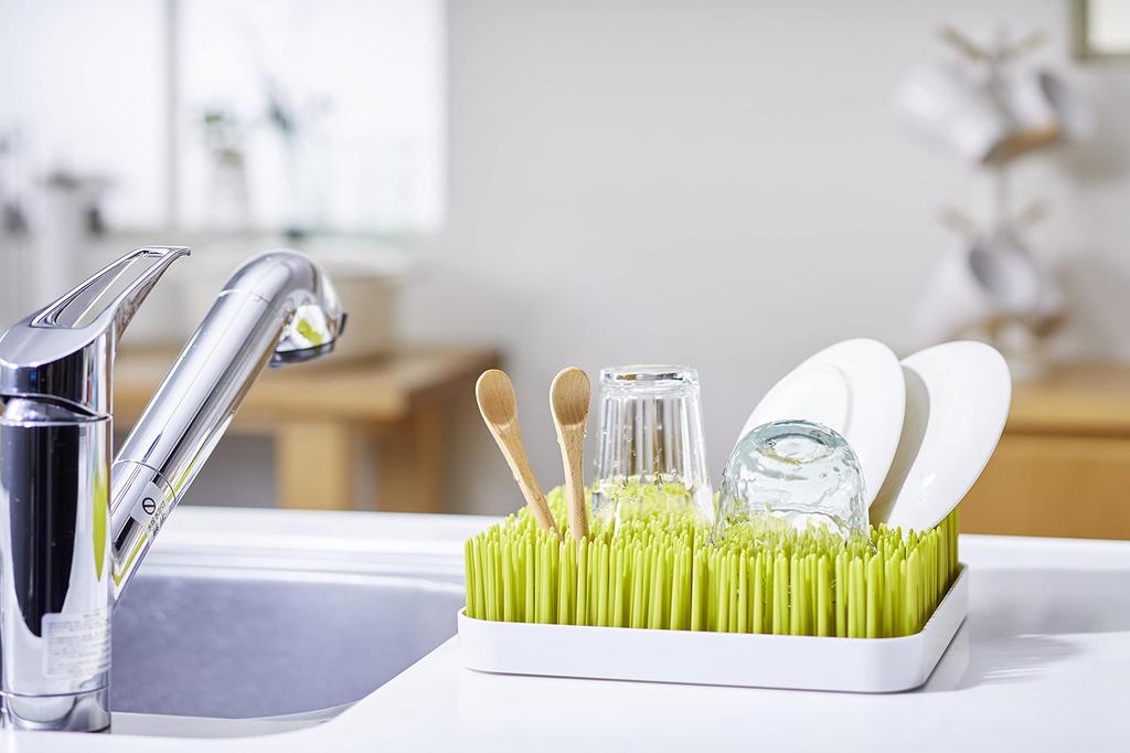 Takara Tomy Boon Dry Rack Turf Green Baby Bottle Rack