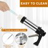 Cookie Press Gun Kit Stainless Steel Manual Churros Maker Machine DIY Pastry Syringe Extruder Nozzles Piping Cream Biscuit Maker