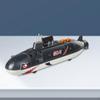 Submarine Model,Pull Back Summer Toy,Waterproof Underwater Diving Artificial Submarine,Submarine Toy