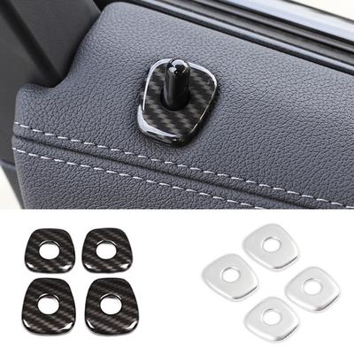 Для BMW X3 X4 G02 G01 18-21 4x цветные дверные замки из углеродного волокна, штифты для блокировки крышки, отделка, внутренние аксессуары для салона автомобиля