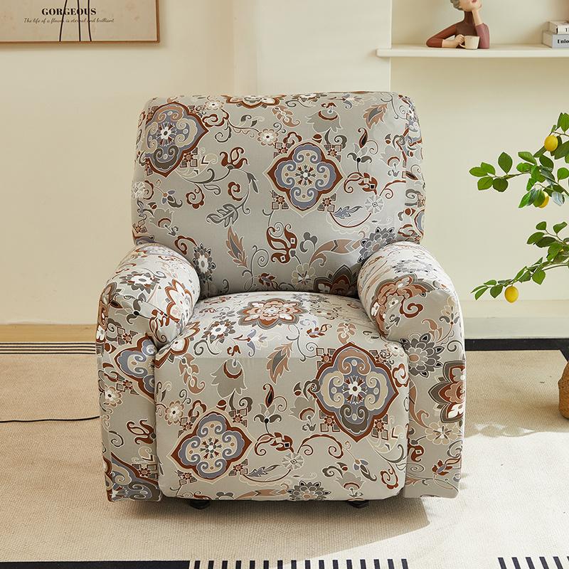 1/2/3seater Recliner Sofa Covers for Printed All-inclusive Relax Armchair Cover Stretch Couch Protector Funda 3 Plazas