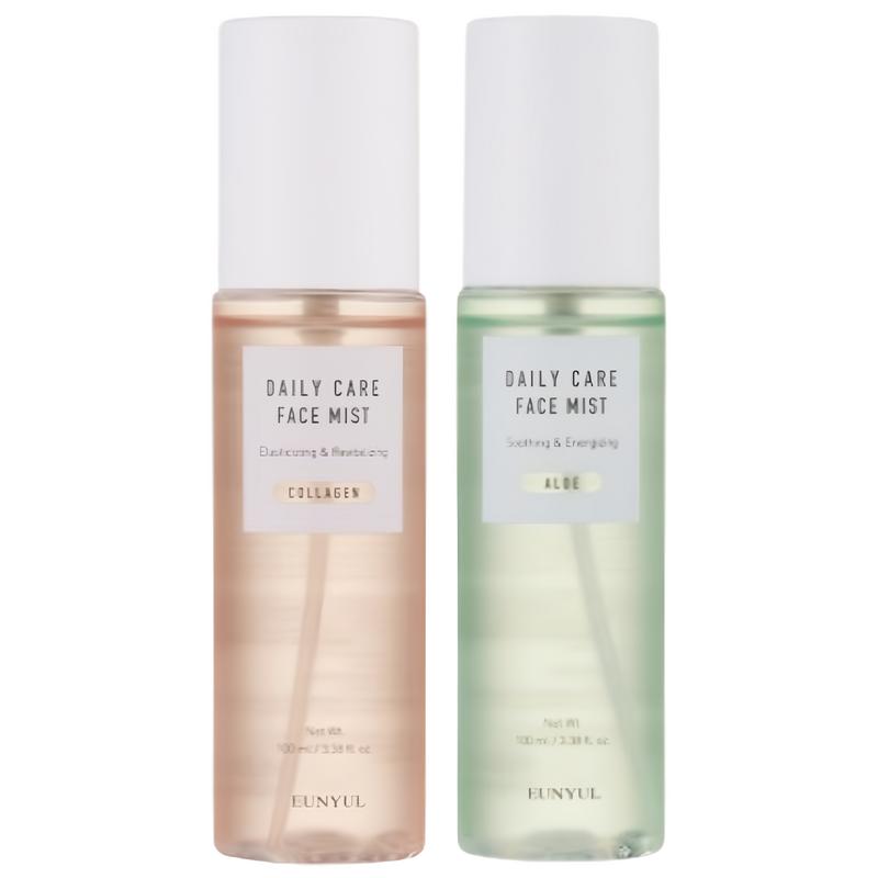 Eunyul Daily Care Mist 2 Types (Collagen 1 pcs Aloe 1 pcs), 100ml, 1 pcs