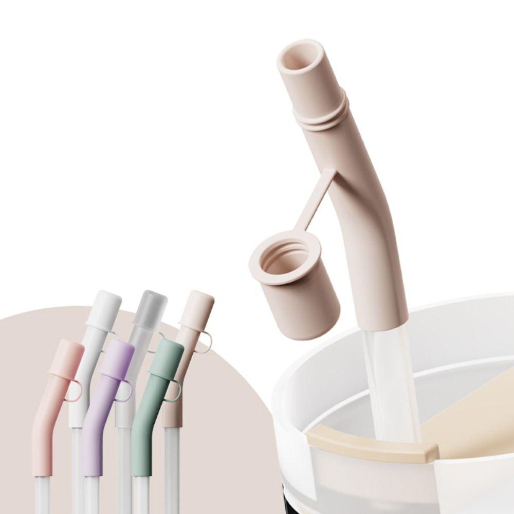 3 шт. Многоразовая соломинка Удлиненная крышка-заглушка Защита от проливания и протекания Насадки для соломинок для стакана Stanley