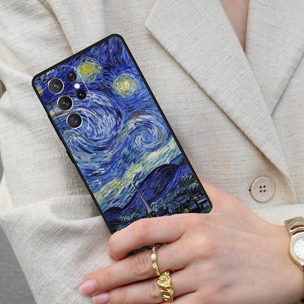 Van Gogh Oil Painting Cell Phone Case for Samsung Galaxy S26 Ultra S25 S24 S23 S22 S21 S20 Note10 Cover