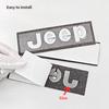 Эмблема на капот для JEEP Grand Cherokee Wrangler Renegade Patriot Liberty Compass Наклейки-эмблемы на задний багажник и бок