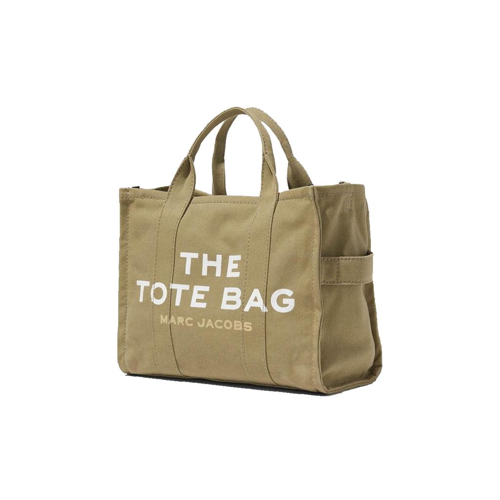 Marc Jacobs Тканевая сумка-тоут с логотипом-буквой для поездок на работу Женские сумки-тоут Черная M0016161-GN