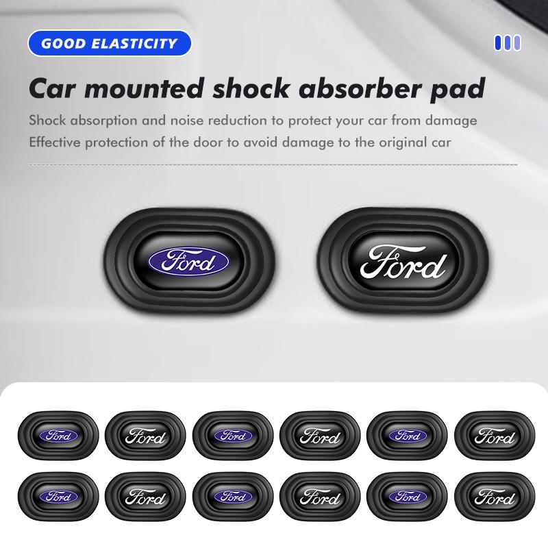 4/8/12PCS Car Door Shock Absorber Pads Universal Anti Collision Gasket Buffer For Ford Focus mk2 mk3 mk4 Fiesta Ranger Mondeo qa1