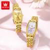 Элегантные женские часы Модные кварцевые часы Водонепроницаемые Светящиеся Наручные часы из нержавеющей стали Подарки