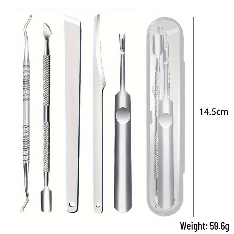 Набор педикюрных ножей из нержавеющей стали: Двусторонняя пилка для ногтей с лезвием, пилка для ног и инструмент для отшелушивания