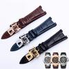 Ремешки для часов Patek Philippe Nautilus Серии 5711 5712 5980 Натуральная Кожа Коровья Водонепроницаемый Ремешок для Часов 25 мм