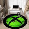 1 шт. Круглый ковер для игровой комнаты Xbox, офиса, коврик для помещений, подходит для офиса, спальни, гостиной, домашнего декора, украшения комнаты, Offic a0926228