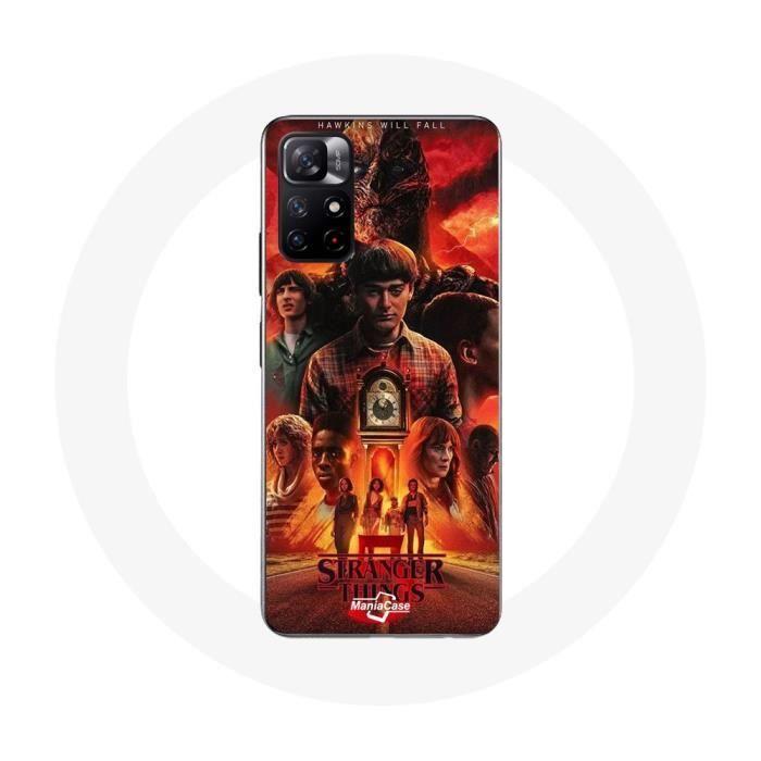 Case - Maniacase - Xiaomi Redmi Note 11s 5G - Black - Flexible - Stranger Things Season 5