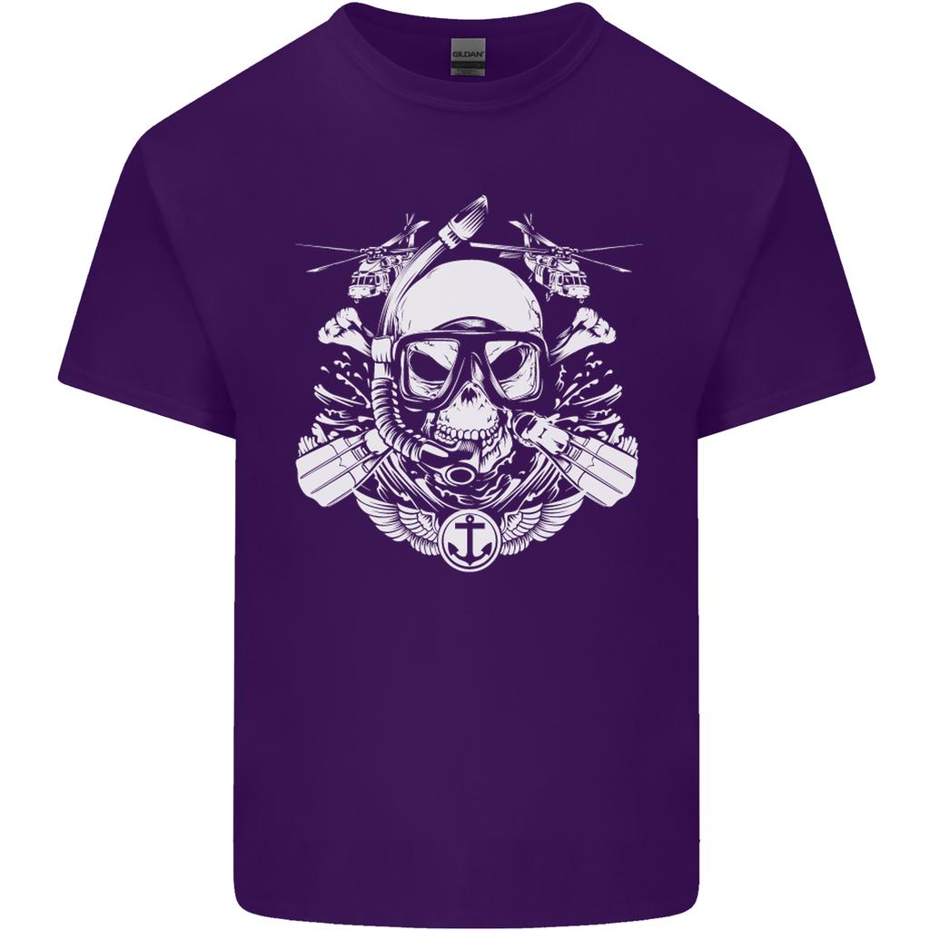 Marine Scuba Diver Navy Seals SBS Diving Unisexs Light Cotton TShirt