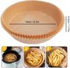Air Fryer Paper Liners 50/100 PCS Non-stick Disposable Liners Baking Paper for Air Fryer Oil-proof,  Food Grade Parchment