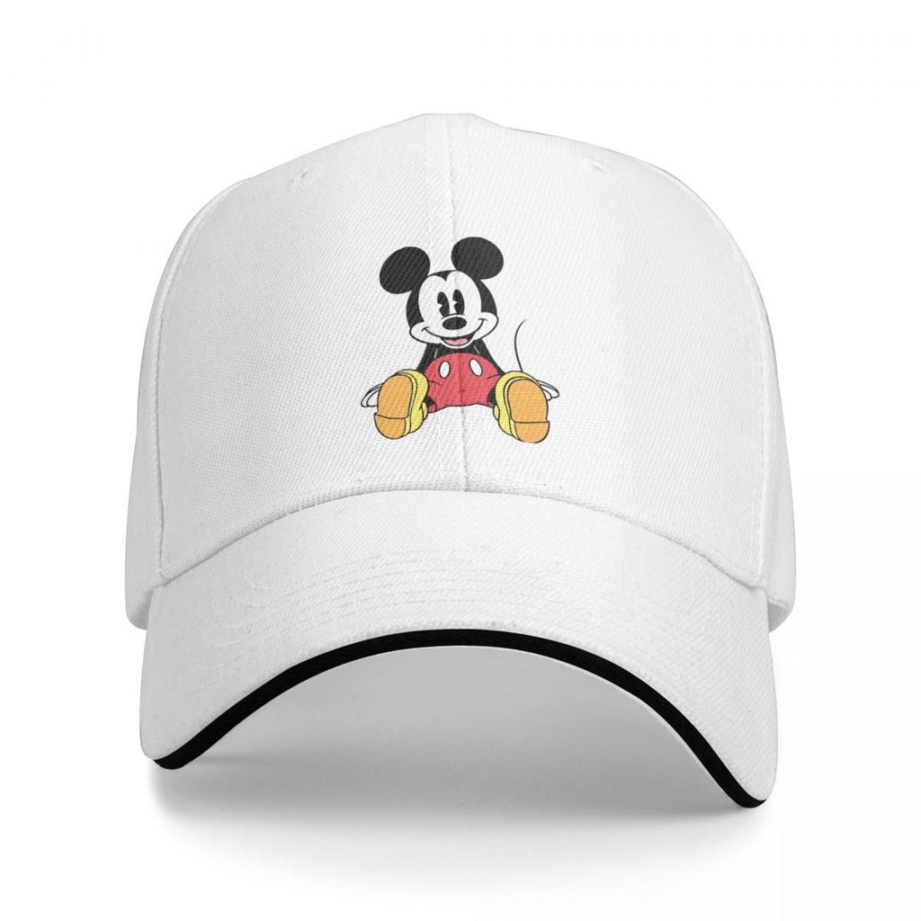 Unisex Mickey And Minnie Wedding Kiss Hearts Trucker Hat Retro Versatile Baseball Cap Fit All Size