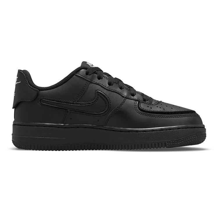 (GS) Nike Air Force 1/1 'Black Bright Crimson' Kids' DB1856-001