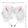 Fox Ear Hairband Beast Tail Halloween Set Beast Paw Simulation Plush Beast Ear Accessories