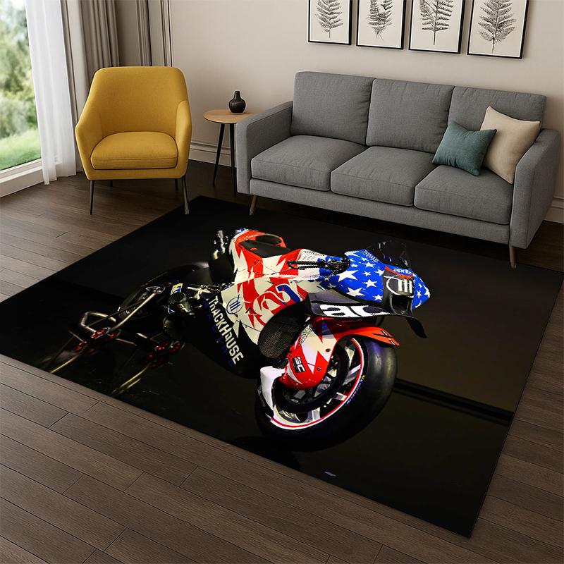 Ковер с логотипом Aprilia для гоночного автомобиля A - Ковер для игровой комнаты, спальни, гостиной, дивана, домашнего декора, детский коврик для игровой зоны, нескользящий коврик для пола