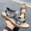 Men Hiking Sandals Khaki Summer Outdoor Wide Palm Black Beach Shoes Grey Open Toe Sport Sandals Plus Size