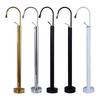 Black Chrome Gold Brass Floor Stand Bathtub Shower Faucet Swivel Spout Bathroom Crane Bath Mixer Tap