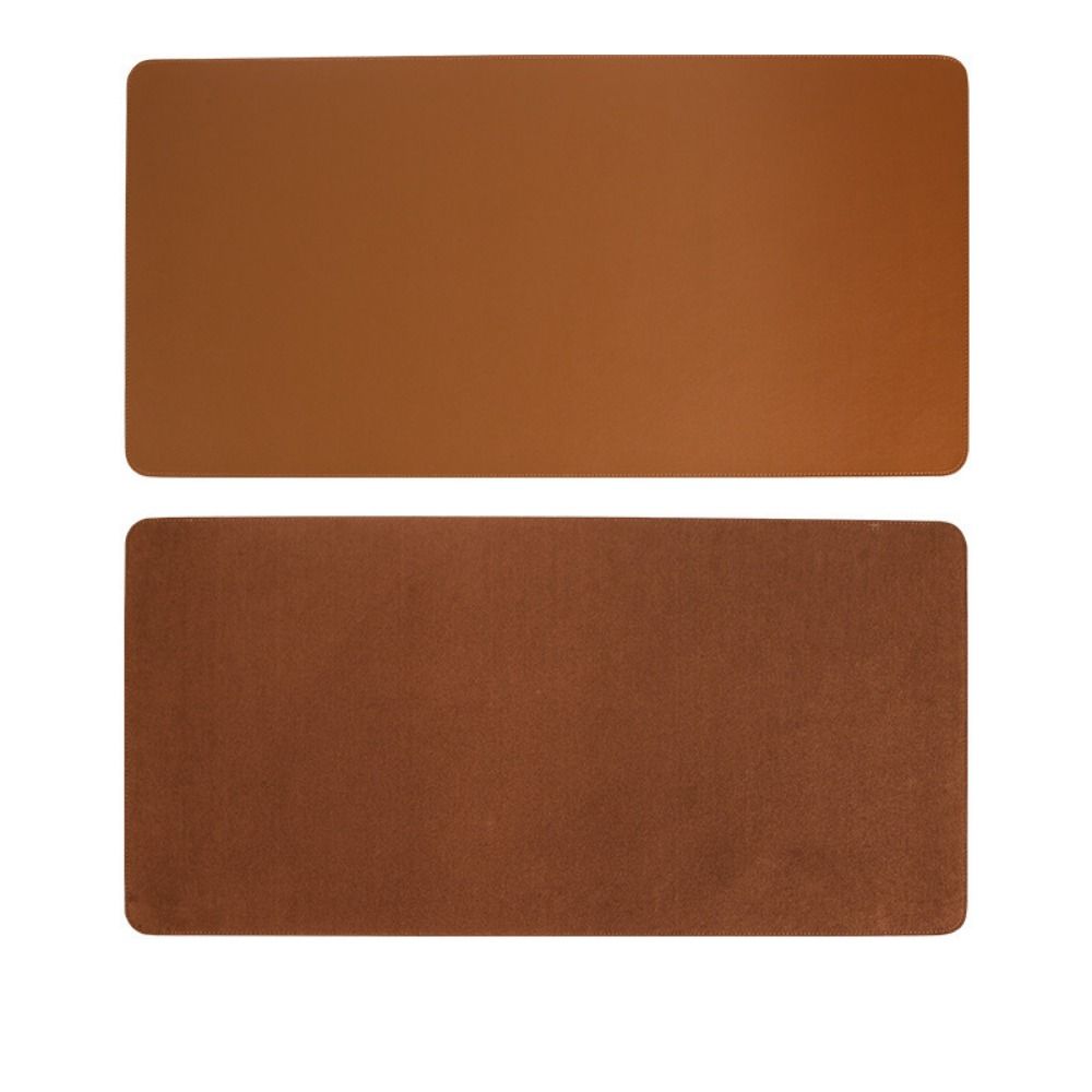 PU Leather PU Mouse Pad Waterproof Keyboard Mousepad Easy Clean Desk Blotter  Home