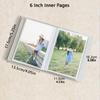 Fabric Cover Memorial Booklet 6 Inch Photocard Holder Scrapbooking Album Memory Album  Anniversary