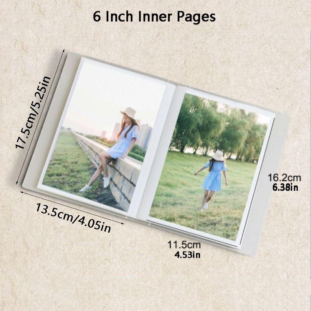 Fabric Cover Memorial Booklet 6 Inch Photocard Holder Scrapbooking Album Memory Album  Anniversary
