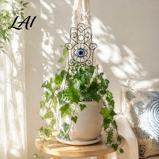 Decorative Plant Support for Indoor Fatima Hand Trellis Palm Shape Hoya Small Stem Home Garden Metal Trellis Potted Plants Climbing Houseplants