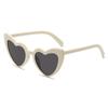 Heart Shaped Sunglasses Vintage Trendy Street Shooting Shades Uv Protection Irregular Fashion Pink Heart Sun Glasses For Women