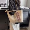 Silk Scarf One Shoulder Bag Korean Style Women Handbag Underarm Bag Tote Bag  Shopping